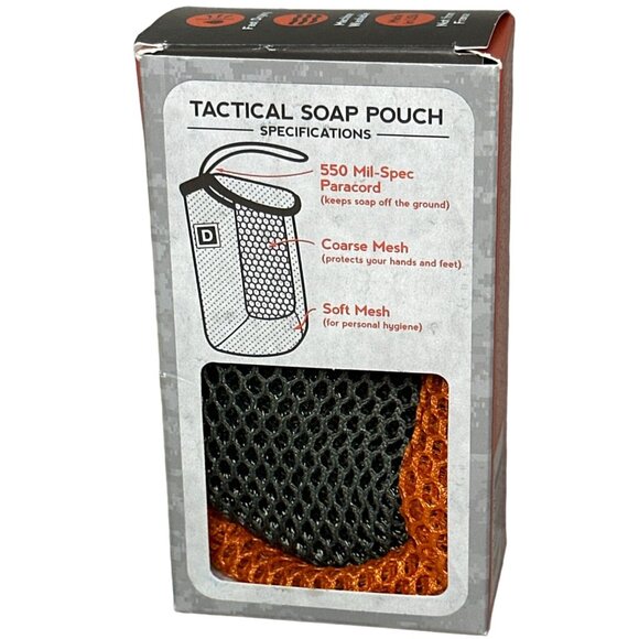 Duke Cannon Tactical Soap on a Rope Pouch, Men's Grooming Military Grade - Picture 1 of 3